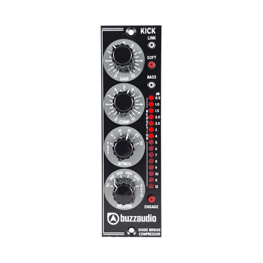 Buzz Audio KICK – 500-Series Single-Channel Discrete Diode Bridge Compressor