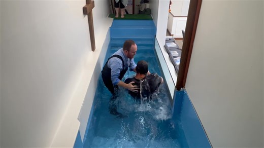 A wonderful weekend and Sunday closed out with two baptized after the PM service. We praise the Lord. | Maple Lawn Baptist Church