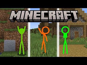 ACTUAL STICK FIGURES IN MINECRAFT!? | JC12 Plays: Minecraft (Stick Figure Figura Mod Showcase)