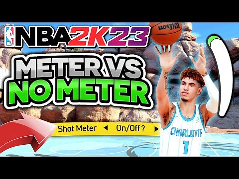 NBA 2K23 Shooting Tips : Shot Meter On vs Off