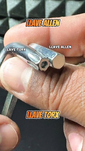 Aprende identificar llave Allen y llave Torx #construccion #aprendizaje #bricolaje #diy #Reelsfyp | Global Riktez