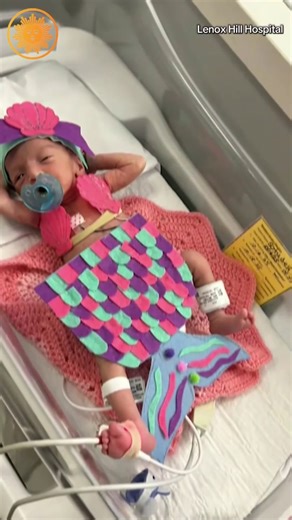 Nurses in the NICU at Northwell Lenox Hill Hospital in New York City made Halloween costumes for some very, very tiny future trick or treaters. | CBS Mornings