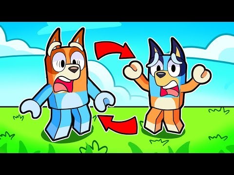 BLUEY AND BINGO SWAP BODY in ROBLOX!