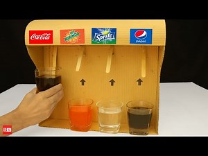 How to Make Coca Cola Fountain Machine with 4 Different Drinks at Home
