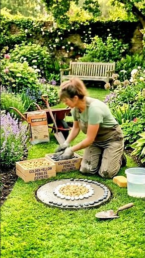 DIY Daisy Stepping Stones for the PERFECT Garden Path! 🌼✨