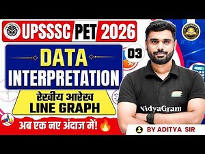 ​UPSSSC PET 2026 | Data Interpretation | Line Graph | By Aditya Sir