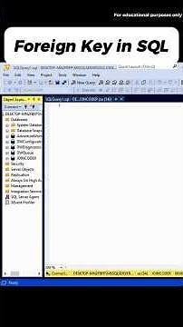 Foreign Key in SQL — Easy Step-by-Step!