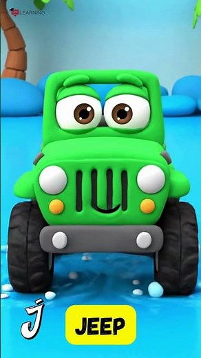 I to P Alphabet Vehicles for Kids 🚁🚚 | Learn Letters with Fun Water Vehicles #abcd #shorts