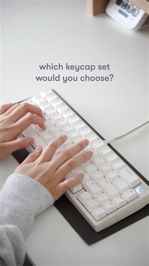 choosing keycaps that match your vibe ⭐️