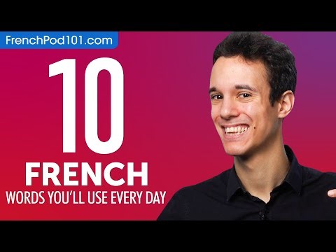 10 French Words You'll Use Every Day - Basic Vocabulary #41