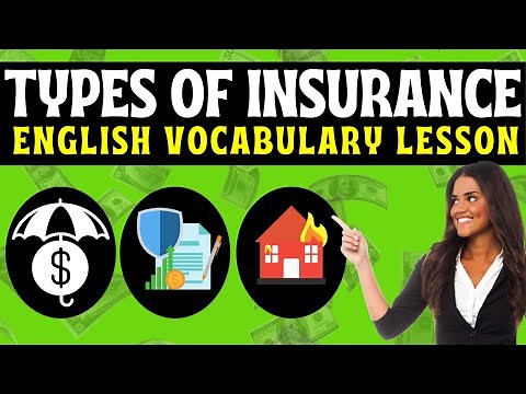 Insurance in English | Types of Insurance | English Wordlist | Explained | English Speaking Practice