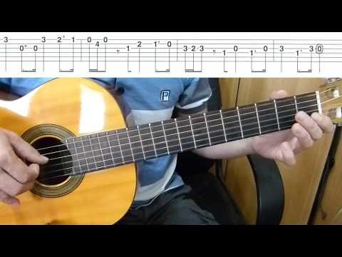 The Imperial March - Star Wars - Easy Guitar melody tutorial + TAB Guitar lesson