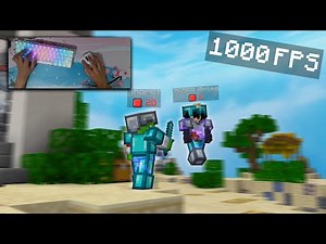 Minecraft PVP with 1000fps is INSANE (ASMR)