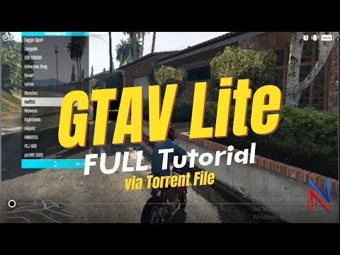 GTAV Lite FULL TUTORIAL via Torrent File - Master A
