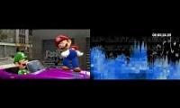 Mix of 2 videos from youtube : mario and luigi sparta remix