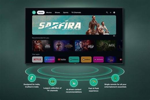 JioTele OS Smart TV Operating System Launched With These Features