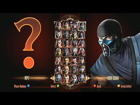 Mortal Kombat 9 X Ray on NPC