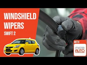 How to replace the windshield wipers Swift mk2 🌧