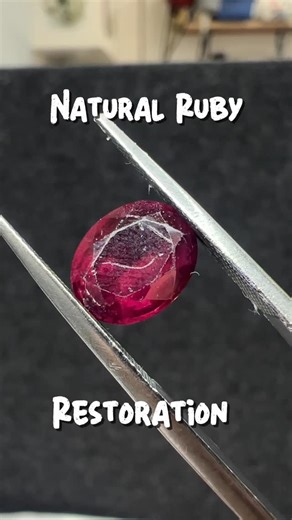 Crystal Myths on Instagram: "At first glance, you might mistake this for a garnet or even a rubellite—but it’s actually a natural ruby with a stunning purplish-red body tone. Judging by the colour and character, we’d guess it’s East African in origin. What do you think? Would you have guessed ruby? - DM / E-Mail or Drop In 📍 for inquiries. - info@crystalmyths.co.uk www.crystalmyths.co.uk - @crystal.myths"