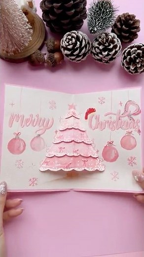 Easy DIY Pop-Up Christmas Card 💗