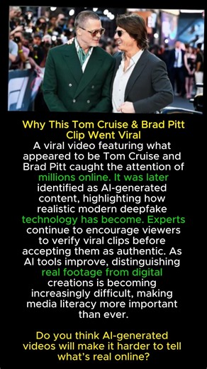 Why This Tom Cruise & Brad Pitt Clip Went Viral