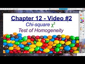 AP Statistics: Chapter 12, Video #2 - Chi-Square Test of Homogeneity