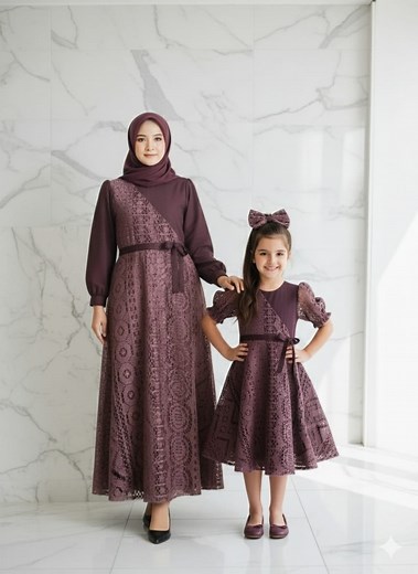 390K views · 3K reactions | inspiration for children's and mothers' dress designs . #sewing #frockdesign #fblifestyle #patternmaking #fashion #costura | Uul Miftah | Facebook