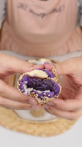 330K views · 4.1K reactions | No-Fry Ube Cheese Buchi?!  Hi...