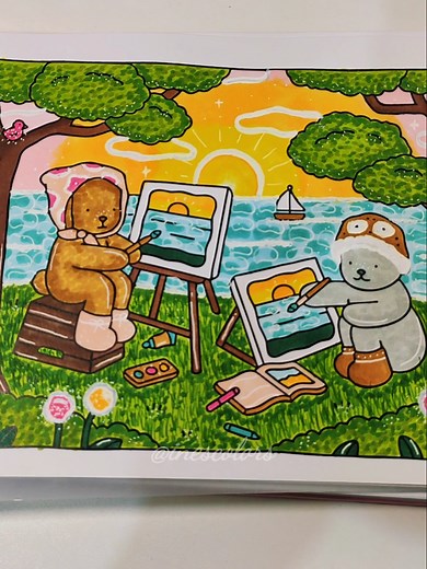 Colorindo: tutorial de coloring por Bobbie Goods