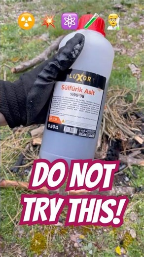 THE MOST DANGEROUS WAY TO START A FIRE! 🔥 Sulfuric Acid + Sugar (DO NOT TRY THIS!)