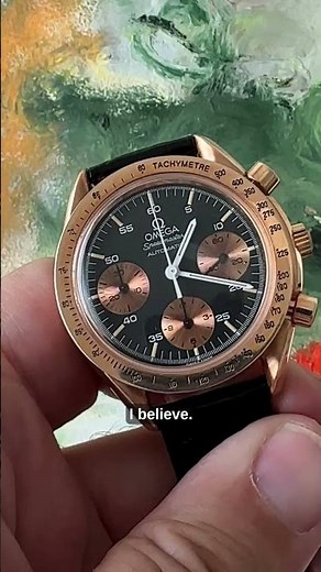 Omega Speedmaster 18K Rose Gold #luxurywatches #omega #luxurylifestyle #watches #collectibles