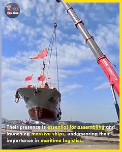 Mighty Cranes Masters of Heavy Lifting Across Industries.🤐 #cranepower #heavylifting | Fun club