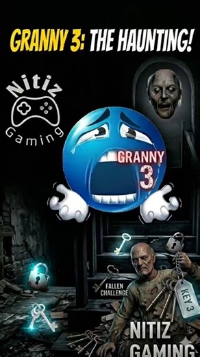 I Play granny 3 it's so hard game#Granny3 #HorrorGaming #NitizGaming #ScaryGames #IndieGames"