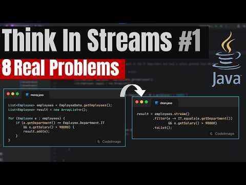 Think in Streams #1 – Java Stream API Learned Through Practice