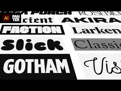 The NEW ReType Beta Tool in Illustrator