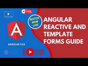 Learn Angular 18 Complete Reactive Forms, Template Driven Forms, validations - LIVE - Broadcast