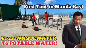 6.8K views · 546 reactions | PASABOG NG SOLAR-POWERED STP NG MANILA BAY! Dahil sa idinagdag na reverse-osmosis sa kauna-unahang solar-powered treatment plant sa manila bay, magiging posible raw na ang dating wastewater ay magiging potable water. #BattleForManilaBay #TatakDuterte #ManilaBayUpdate #ManilaBayWarriors | Engr. berto | Facebook