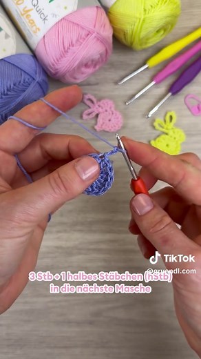 Süße Mini Hässchen häkeln: Perfekt für Ostern