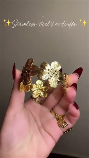 Stainless steel handcuffs✨#stainlesssteeljewelry #foryoupage #viralvideo #jewellerycollection #fypシ
