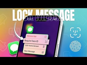 How to Lock iMessage with Face ID or Touch ID on iPhone