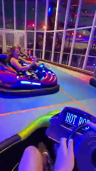 cruise ship bumper cars! pov bumps on msc world america