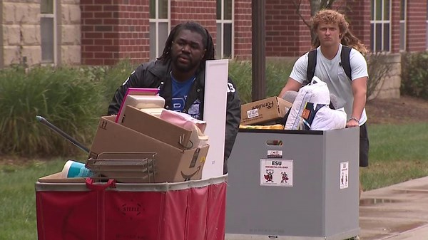 Move-in day at East Stroudsburg University