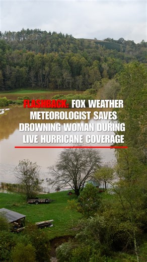 737K views · 33K reactions | HURRICANE HERO: Fox Weather meteorologist Bob Van Dillen heard a woman screaming for help just seconds before he went live on TV while covering Hurricane Helene. With 911 swamped, he didn’t wait — he went in, pried the door open, put her on his back, and saved her himself. "There was no way I was going to watch this lady get taken away by the flood ... we were the only people there. We had to do something." | Fox News | Facebook