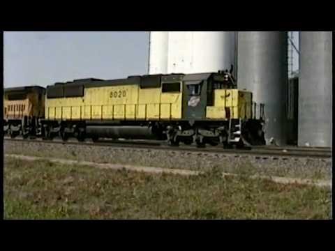 1996_09_03 UP CNW Big Springs to Hershey NE BN SD70 EMD SD60