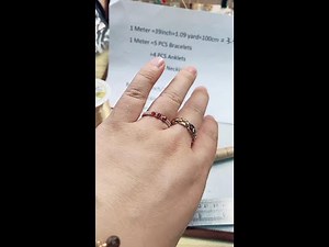 [Step by Step Tuto] How to Make a Simple Wire Wrapping Ring with Beads