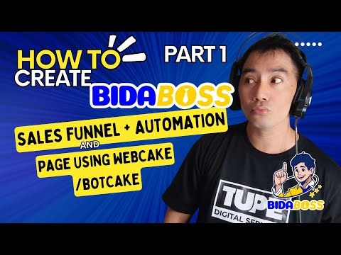 Part 1: 10 Step how to create Sales Funnel + Automation BidaBoss eCom