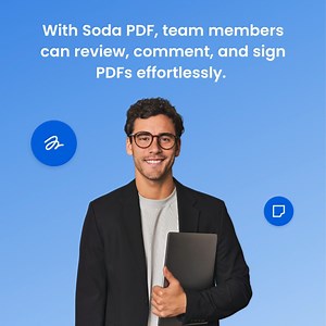 Someone said, “Collaborating on PDFs is a nightmare.”  We said... NOT with Soda PDF!  With our comment and e-sign tools, working together on documents feels easy and organized. Want to see for yourself?  Start collaborating smarter with Soda PDF: https://bit.ly/3Ss1wvz | Soda PDF | Facebook