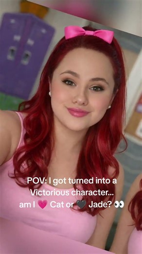 POV: I got turned into a Victorious character…am I 💗 Cat or 🖤 Jade? 👀