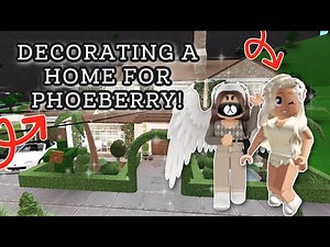 DECORATING a HOME for PHOEBERRY | BLOXBURG ROBLOX | ROBUILDS