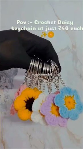 most viral crochet keychain 😍 #shortsvideo #crochet #shortsfeed #shortvideo